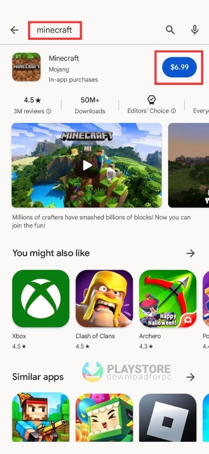 Get-Minecraft-launcher-Play-Store-Downloading-APK