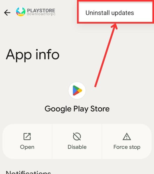 Uninstall-Updates-Google-Play